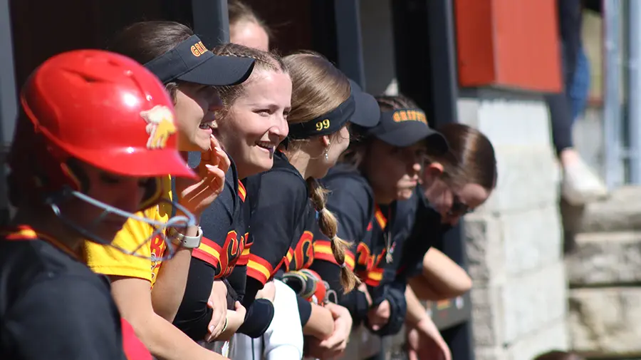 Team in dugout